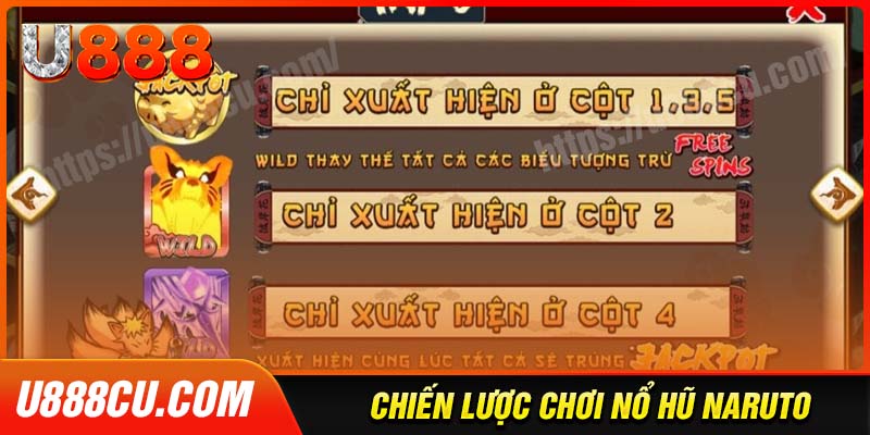 Chiến lược chơi nổ hũ naruto cực hay cho bet thủ