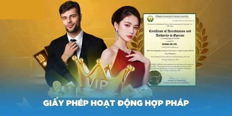 Chia sẻ các giấy phép hoạt động pháp lý uy tín